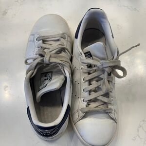 White and Navy Sneakers Adidas Stan Smith Sneakers
